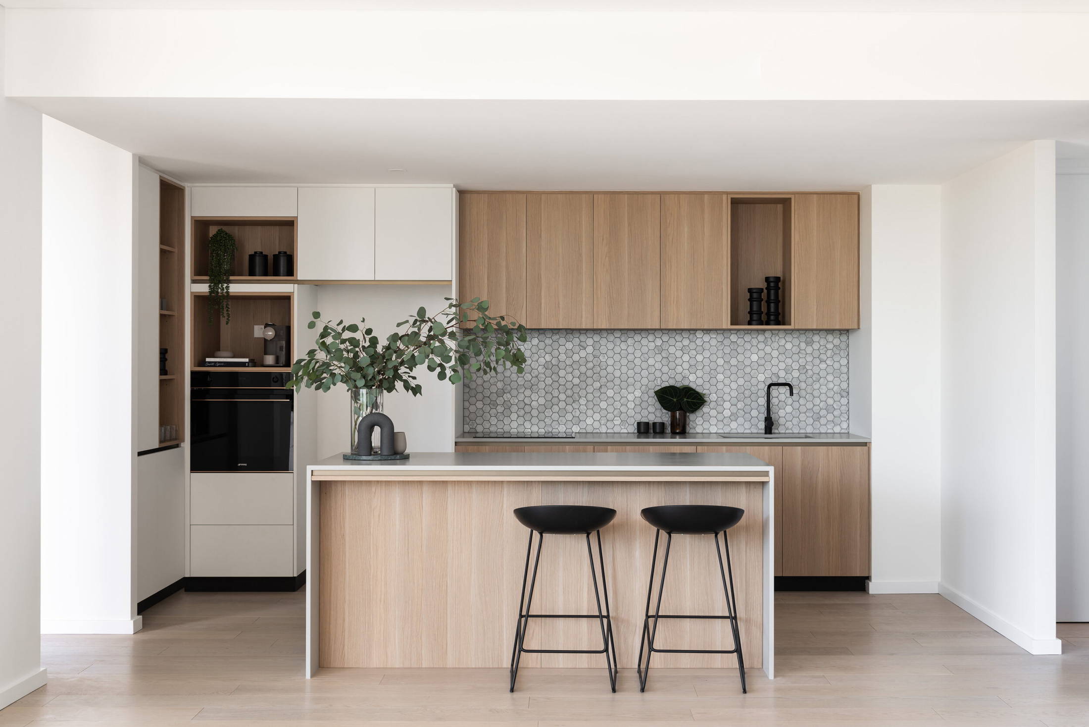 Kitchen at Treehouse Apartments in Jolimont